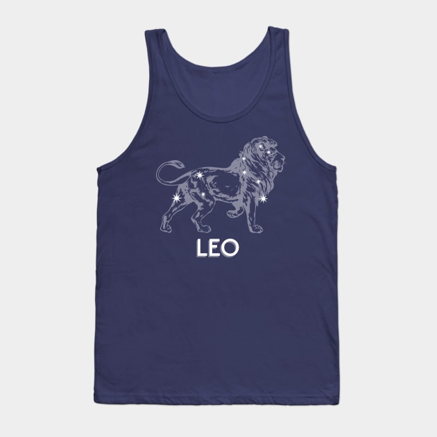 Leo Constellation Tank Top by Javisolarte